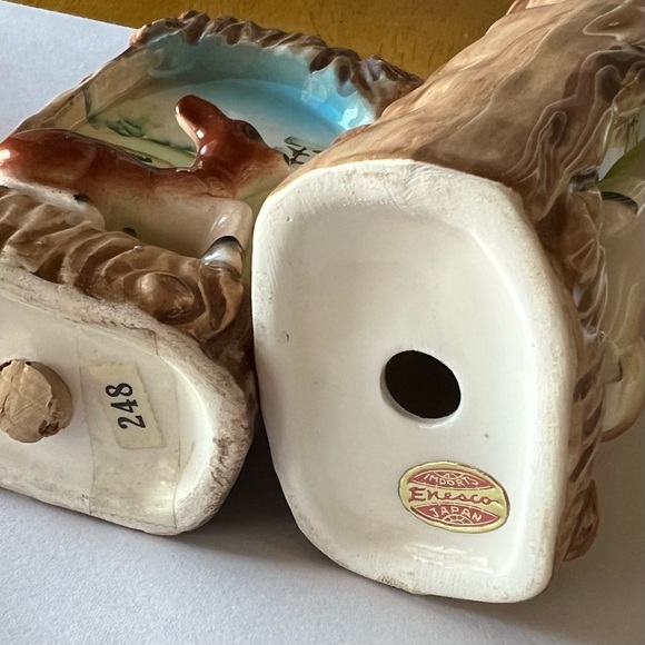 Vintage, gorgeous Enesco Japan shakers. Deer - Picture 5 of 9